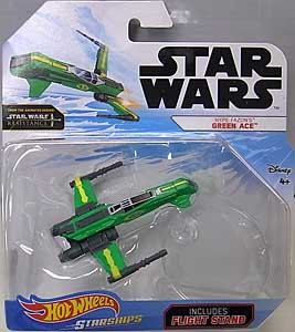 MATTEL HOT WHEELS STAR WARS DIE-CAST VEHICLE 2019 HYPE FAZON'S GREEN ACE ブリスター傷み特価